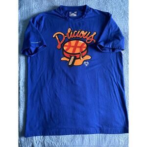 Mens Under Armour D-Licious Basketball Shirt Size Large Pre Owned Blue